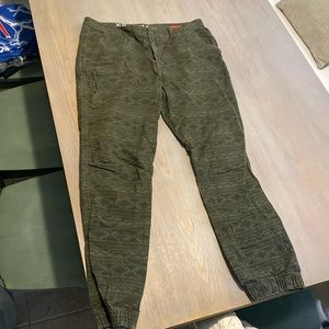 Army Green “Tribal Design” pants